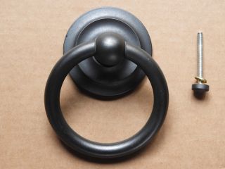 Vintage Large Heavy Round Metal Ring Door Knocker