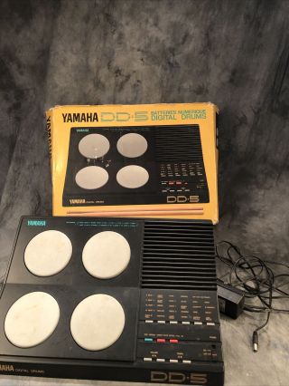 Yamaha Dd - 5 Batteries Digital Drums Vintage Drum Machine Japan