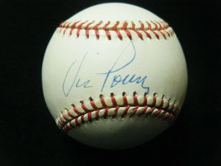 Vic Power (d - 2005) 6x All Star 7x Gg Autographed Al Budig Baseball