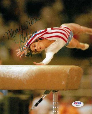 Mary Lou Retton Signed 8x10 Photo Autographed Psa/dna Olympic Gold Medal
