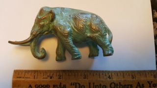 Vintage Srg Co Bronze Mastodaon Mannoth Elephant Museum Souvenir 40 