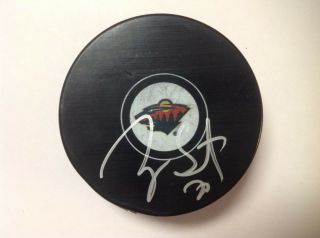 Ryan Suter Signed Autographed Minnesota Wild Hockey Puck A