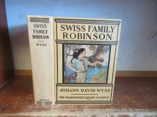 Old The Swiss Family Robinson Book Johann David Wyss Shipwreck Island Adventures