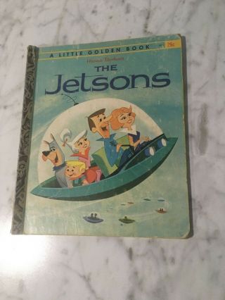 1962 1st Ed The Jetsons Carl Memling " A " Little Golden Book Hanna - Barbera
