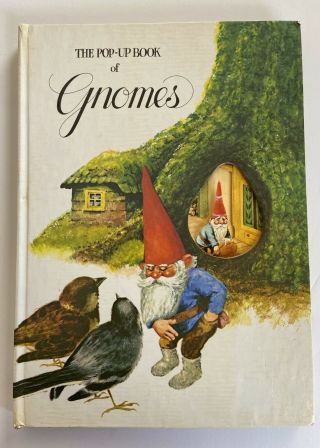 Vintage The Pop - Up Book Of Gnomes 1979 Harry N Abrams Color