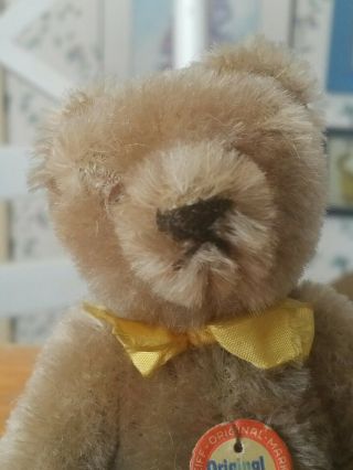 Antique Vintage Mohair Steiff Teddy Bear Ean 5315,  02 Germany 6in Vgc,