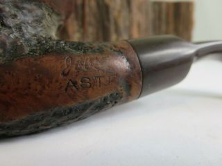 Vintage Jobey Asti 680 Bent Billiard Carved Briar Wood Tobacco Pipe E3 2