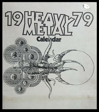 1979 Heavy Metal Calendar / First Edition