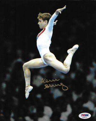 Kerri Strug Signed 8x10 Photo Psa/dna 1992 1996 Us Olympic Gymnast Team Usa
