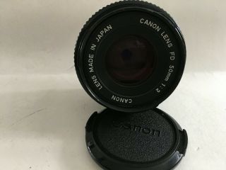 Vintage Canon Slr Camera Lens Fd 50 Mm,  Wow,  Bonus