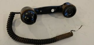 Vintage Us Navy Boat Type H - 203/u Sound Powered Phone/handset Dynalec Nos Mic