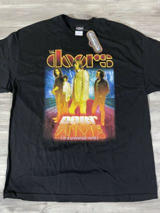 Vintage The Doors " Doin Time In Universal Mind " Shirt Black Winterland Nwt Xl