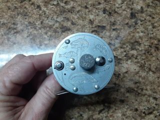 Scarce Old Vintage Reel Engraved Jc Higgins 7 Fish 537 - 3103 Collectible Lure