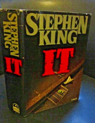 It By Stephen King,  Viking 1986 First Edition,  Hc Dj