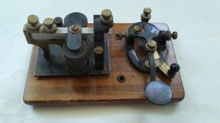 Vintage Morse Code Telegraph Transmitter Receiver - Signal Electric Mfg.  Co.