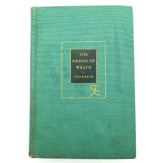 The Grapes Of Wrath By John Steinbeck Hc No Dj 1939 Random House Vintage Novel