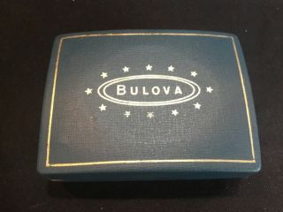 Vintage 1960’s Bulova Wrist Watch Display Box Case Only