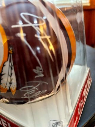 (6) Redskins Auto Nfl Signed Mini - Helmet No Hm81