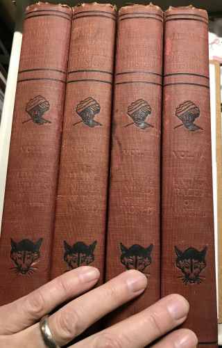 The Library of Natural History,  animals,  peoples,  4 vol.  set 1906.  Illustrated. 2