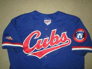 Vintage Majestic Chicago Cubs Mark Grace Sewn Baseball Jersey Large Diamond