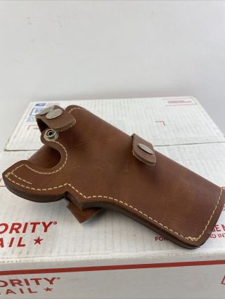Vintage Smith And Wesson Leather Pistol Holster 19 34.