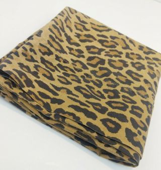 Vintage Ralph Lauren Aragon Leopard Print King Size Pillowcase Usa Made Exc