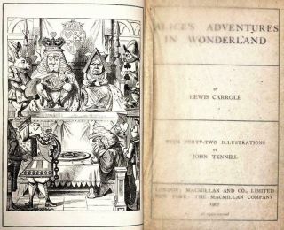 1907 ALICE ' S ADVENTURES IN WONDERLAND Macmillan Pocket Edition Tenniel 3