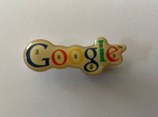 Rare 2004 Vintage Light Up Google Search Engine Trade Show Lapel Pin
