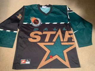 Dallas Stars Nike Hockey Jersey Size Xl Vintage Rare Style 1990’s