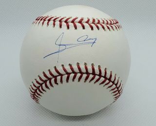 Edgar Renteria Autograph Signed Major League Baseball Romlb St Louis Cardinals