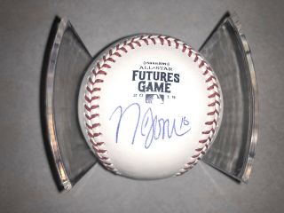 Nolan Jones Autographed Signed Futures Baseball Cleveland Indians