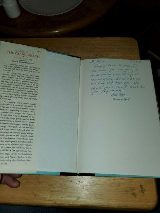 1961 JAMES AND THE GIANT PEACH Roald Dahl Hardcover 3
