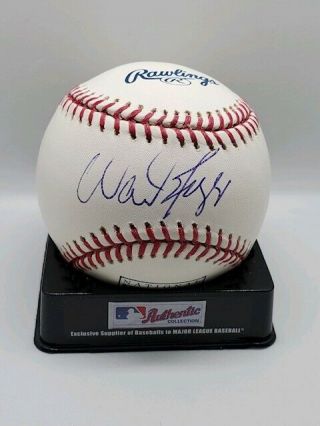 Wade Boggs Signed Auto Autographed Rawlings Hall Of Fame Hof Baseball Lscm