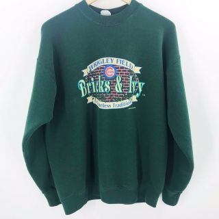 Vintage 1998 Chicago Cubs Wrigley Field Sweatshirt Men’s Large 1990s Mlb