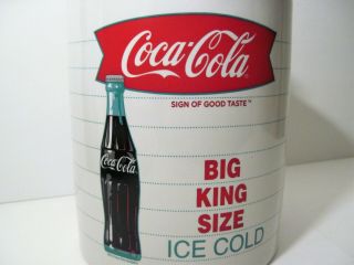 Vtg 90s COCA COLA Big King Size ICE COLD 9.  5 