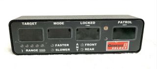 Vintage Decatur Electronics Genesis 2 Radar Unit Speed Indicator/face