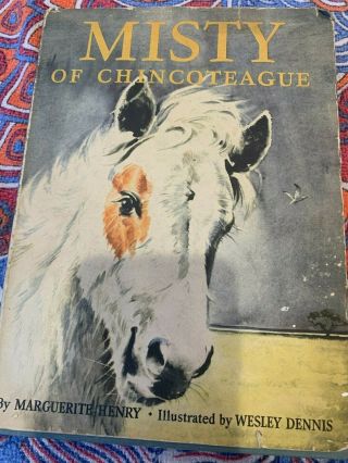 Misty Of Chincoteague By Marguerite Henry 1947 Vintage