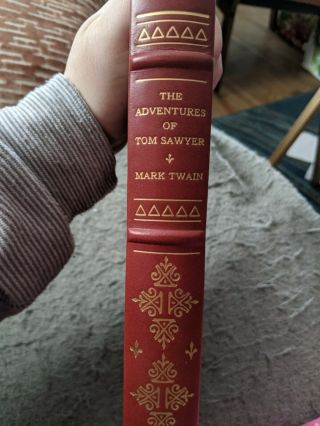 Franklin Library The Adventures Of Tom Sawyer By Mark Twain Limited Edition 1977