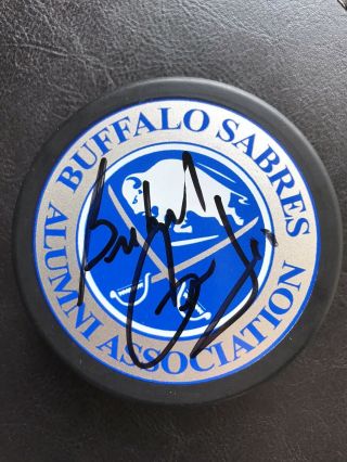 Sabres Legend Gilbert Perreault Signed Buffalo Sabres Alumni Puck