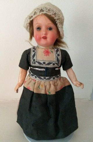 Antique Armand Marseille Doll 390,  Bisque Head & Sleep Eyes,  Small 7 " No Legs