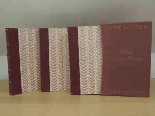 Three Classic Novels by Jane Austen - 3 volumes - Folio Society 1997 3