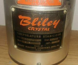Vintage Bliley Quartz Crystal Oven Frequency Control 1000 Kc Tc971