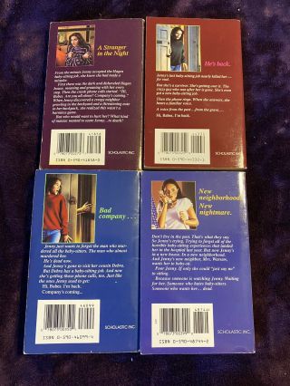 R.  L.  Stine The Babysitter Series Vintage Teen Books 1 - 4 RL 1 2 3 4 I II III IV 2