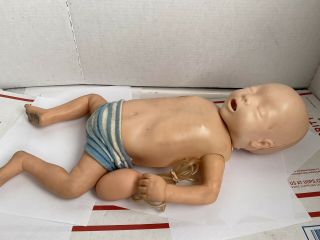 Vintage Laerdal Resusci Baby Training Medical Manikin