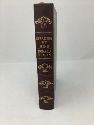 Leather and Gilt,  Speaking My Mind By Ronald Reagan,  Best Speeches,  Easton Press 2