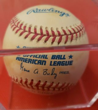 GRAIG NETTLES ALL STAR SIGNED AUTOGRAPHED OFFICIAL GAME BASEBALL WITH CASE & 3