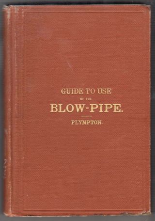 The Blowpipe - A Guide To Its Use In The Determination Of Salts And Minerals 1881
