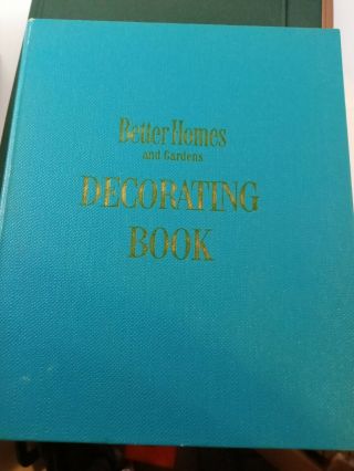 ⚜ Vintage Better Homes And Gardens Decorating Binder Book 1956 Mid Century Decor