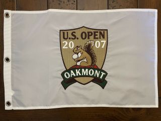 2007 Us Open Embroidered Golf Pin Flag,  Oakmont,  Angel Cabrera.  $0.  01