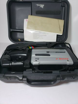 Vintage Signature 2000 Vhs Camcorder Model Jmj 20601,  Accessories & Case